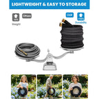 50 Ft Garden Hose, Non-Expanding Water Hose, Ultra Flexible, Burst-Resistant, Kink-Free, High-Pressure Garden Hose For Easy All-Weather Use On Lawns, Gardens, And Outdoor Cleaning