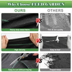 4Ft X 100Ft Landscape Fabric Weed Barrier Fabric, Heavy Duty 3.2Oz Ground Cover Geotextile Fabric For Gardening, With 30 U-Shaped Stakes (2 Pack 4X50Ft)
