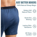 Men'S Merino Boxers By Woolly | Rws Certified | Soft, Stink Free, Seattle Designed