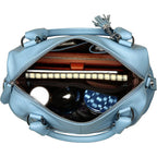 Heshe Womens Genuine Leather Purse Satchel Tote Bags Ladies Real Leather Bags Crossbody Handbags