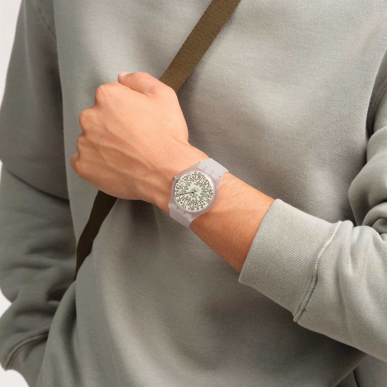 Swatch New Gent Biosourced Unisex Watch Casual Polymer Transparent Quartz Waterproof From The Archive