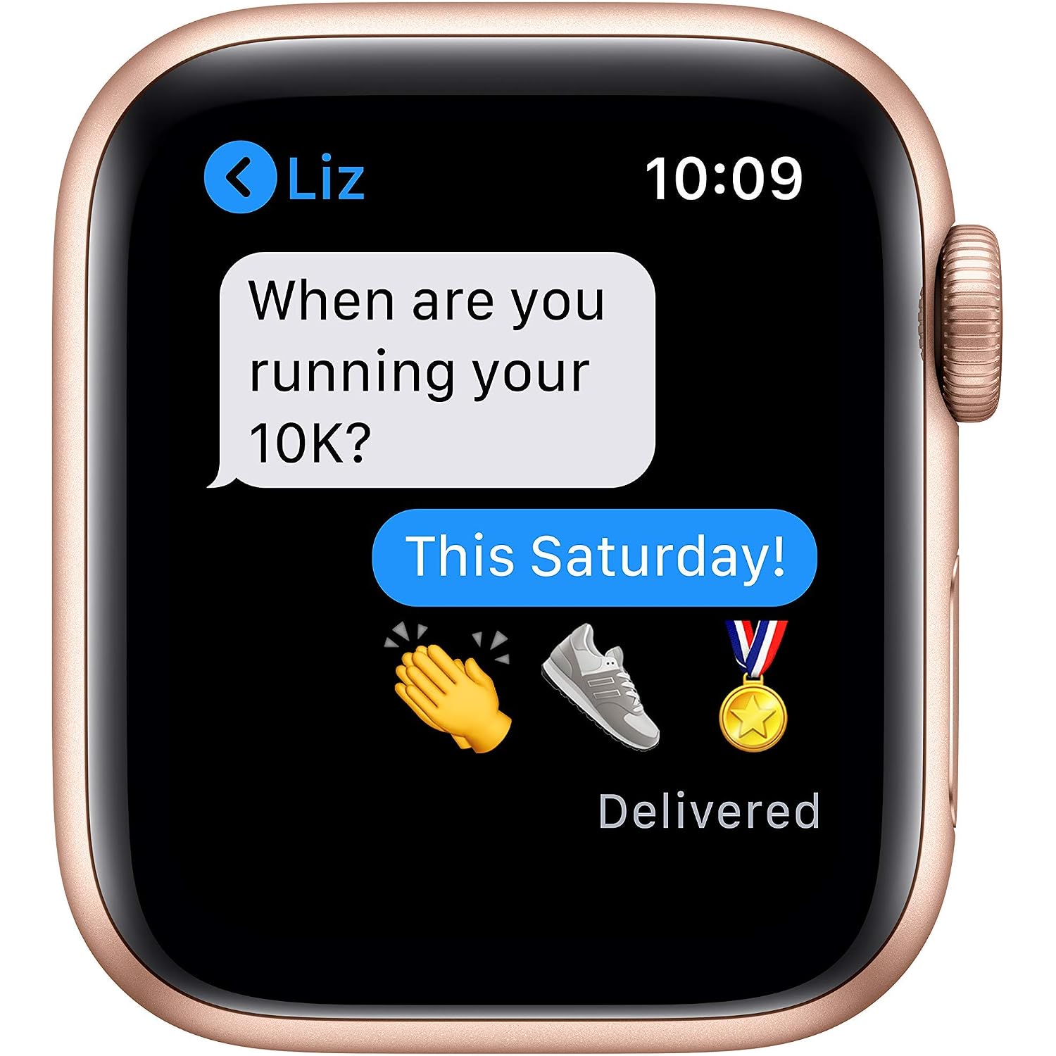 Apple Watch Series 6 (Gps, 40Mm) - Gold Aluminum Case With Pink Sand Sport Band (Renewed)