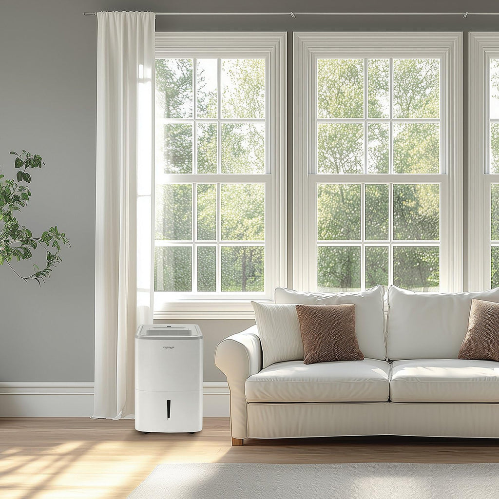 Frigidaire 50 Pint Dehumidifier W/Wifi | Portable, Quiet, Energy Efficient, Humidity Absorber, Moisture Extractor, For Bedroom Living Room Garage Attic Crawl Space
