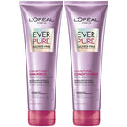 L'Oreal Paris Everpure Moisture Shampoo And Conditioner Set, Sulfate-Free Hair Care For Dry Or Color-Treated Hair With Rosemary Botanicals, 17 Fl Oz Set