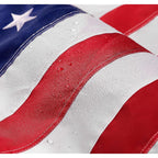American Flag 5X8 Ft: Long Lasting And Heavy Duty Nylon Us Flags | Embroidered Stars, Sewn Stripes, Brass Grommets, Uv Protection Perfect For Outdoors! Usa Flag