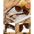 Sunglasses-women Polarized Sunglasses-womens: Trendy Sun Glasses polarized UV400 Protection Fashion Sun glasses