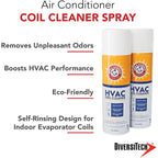 Arm & Hammer Biodegradable Hvac And Air Conditioner Coil Cleaner Foam Aerosol Spray, 19 Fl. Oz, Ahcc-19 By Diversitech