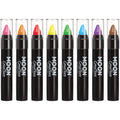 Face Paint Stick / Body Crayon Set Of 8 Makeup For The Face & Body By Moon Creations - 0.12Oz