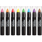 Face Paint Stick / Body Crayon Set Of 8 Makeup For The Face & Body By Moon Creations - 0.12Oz