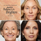 LAURA GELLER NEW YORK Baked Balance-n-Brighten Foundation with Kabuki Brush Makeup Set, Light