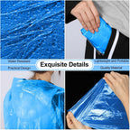 150 Pack Of Adult Rain Ponchos With Hood, Disposable Rain Ponchos, Plastic Raincoat Poncho For Adult Homeless