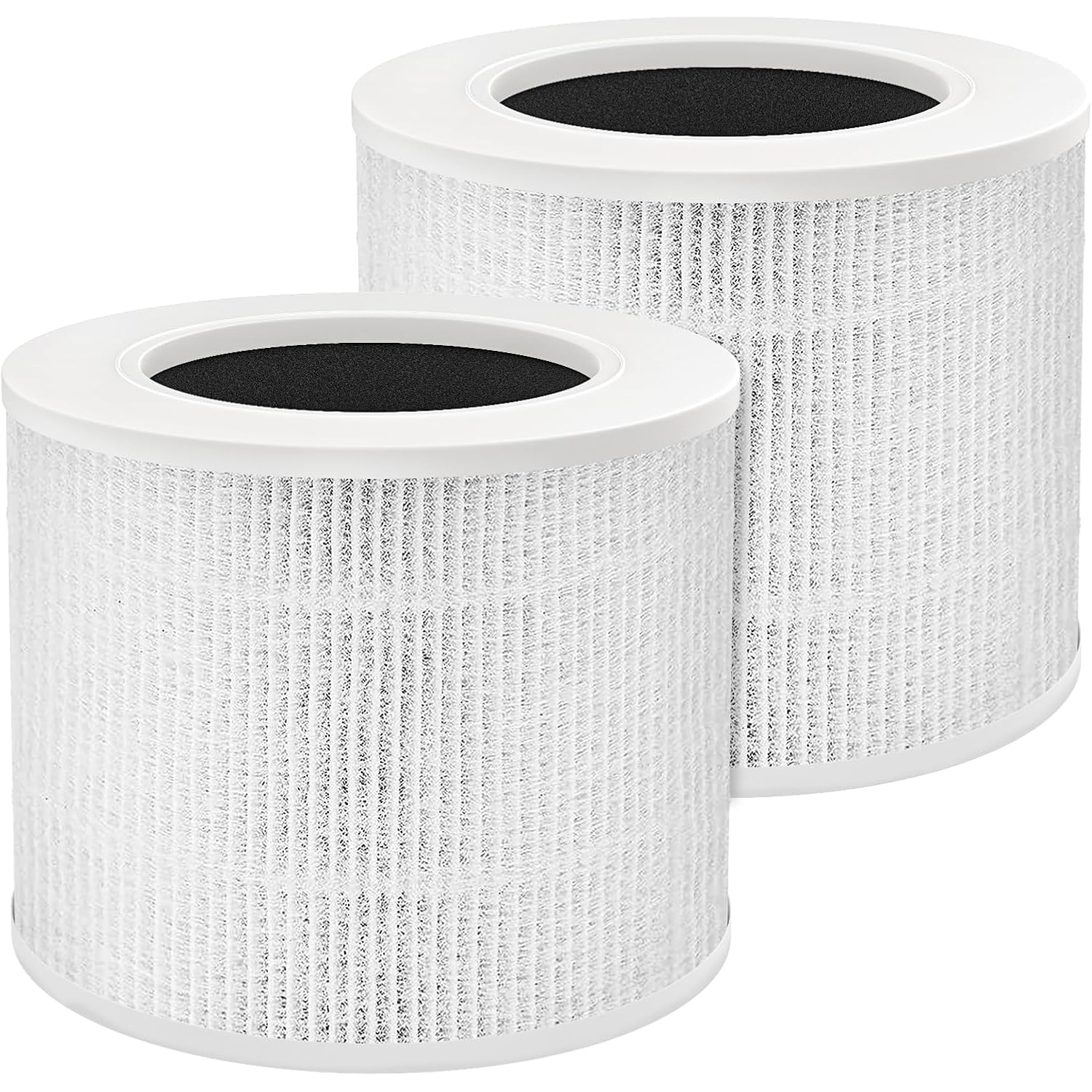 Core Mini Replacement Filter For Levoit Air Purifier, 2 Pack | True Hepa, High-Efficiency Activated Carbon. Fits Core Mini-P For Bedroom Home Dorm. Replace Part # Core Mini-Rf