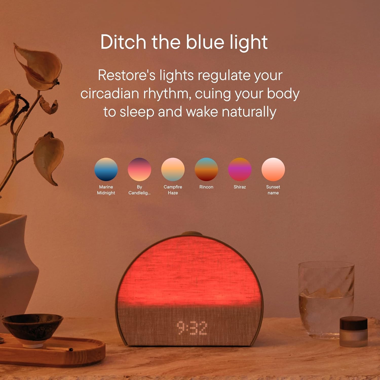 Hatch Restore 3 | Science-Backed Sleep Audio, Circadian Lighting (Cocoa)