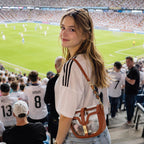 Kkxiu Clear Crossbody Bag For Women Stadium Approved Vegan Leather Concert Shoulder Sports See-Through Purse | Stadium Approved