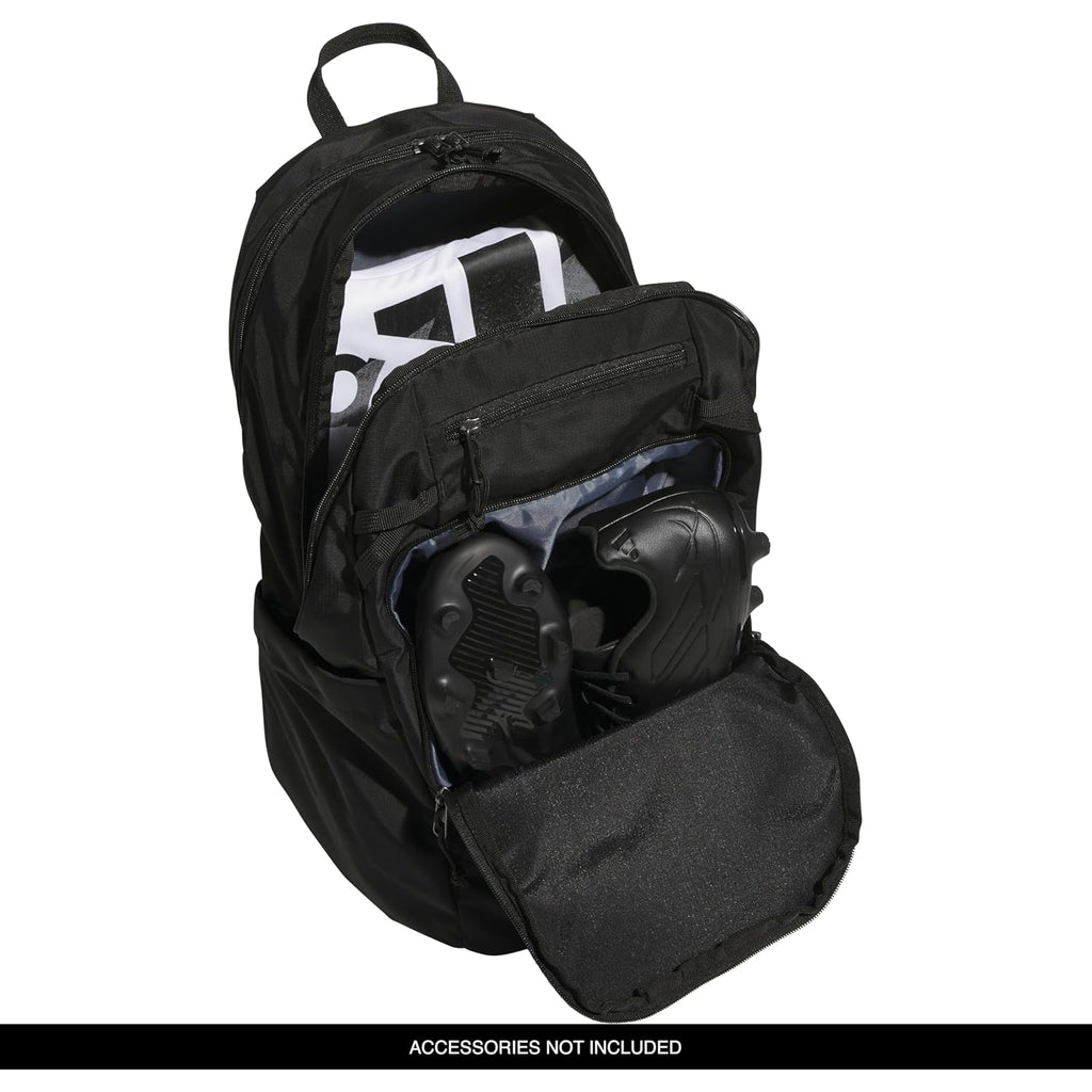 Adidas Defender 5 Backpack For Sports, Gym, School And Travel, 33L, Black/Black, Osfa