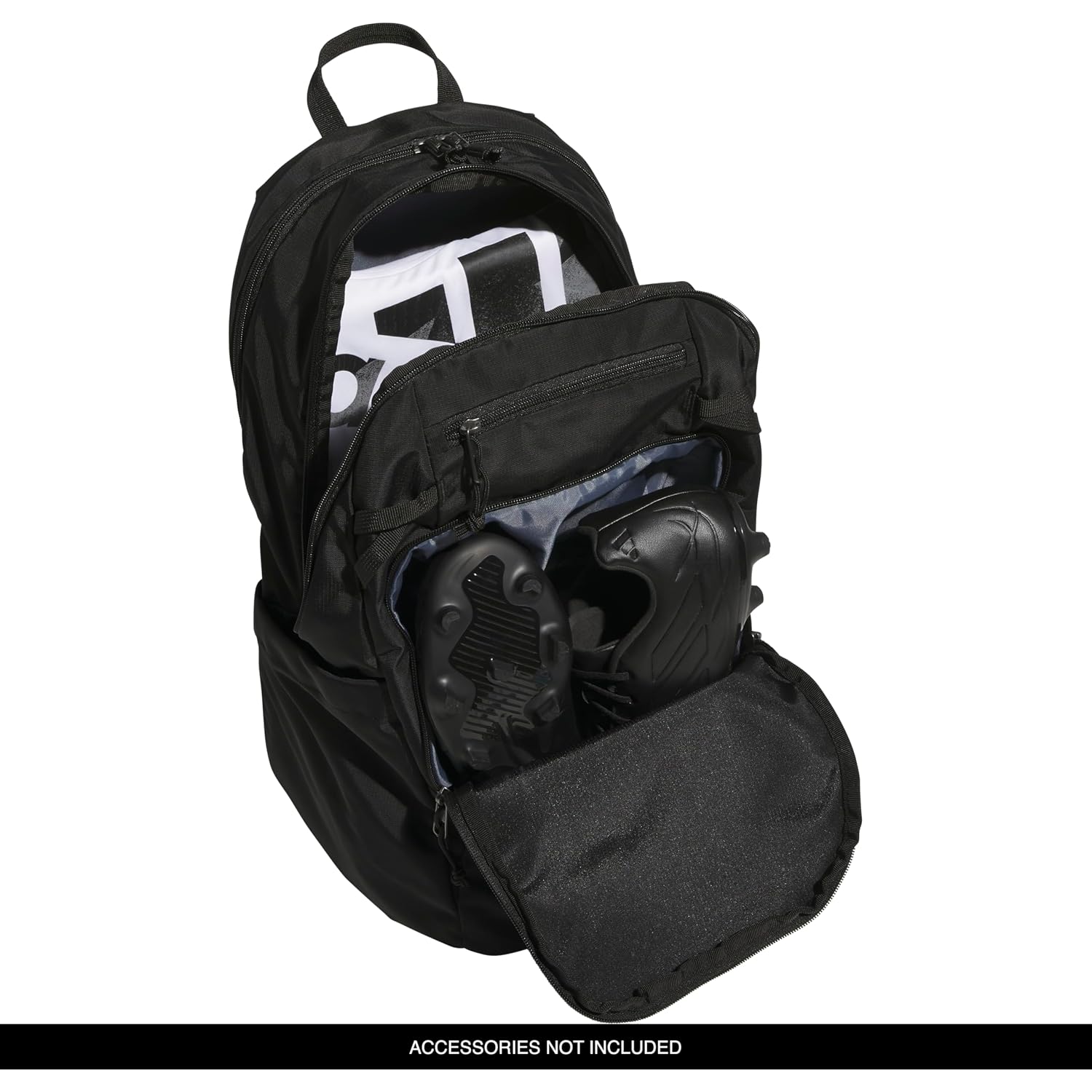 Adidas Defender 5 Backpack For Sports, Gym, School And Travel, 33L, Black/Black, Osfa