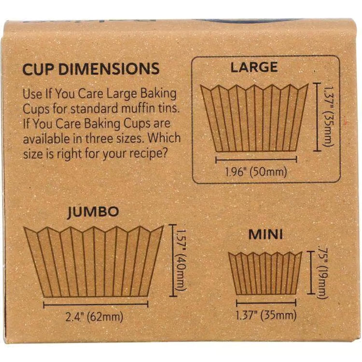 If You Care Unbleached Large Baking Cups, 60 Ct, 3 Pk