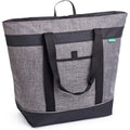 Jumbo Insulated Cooler Bag (Charcoal) With Hd Thermal Insulation - Premium, Collapsible Soft Cooler Makes A Perfect Insulated Grocery Bag, Food Delivery Bag, Travel Bag, Beach Or Picnic Bags