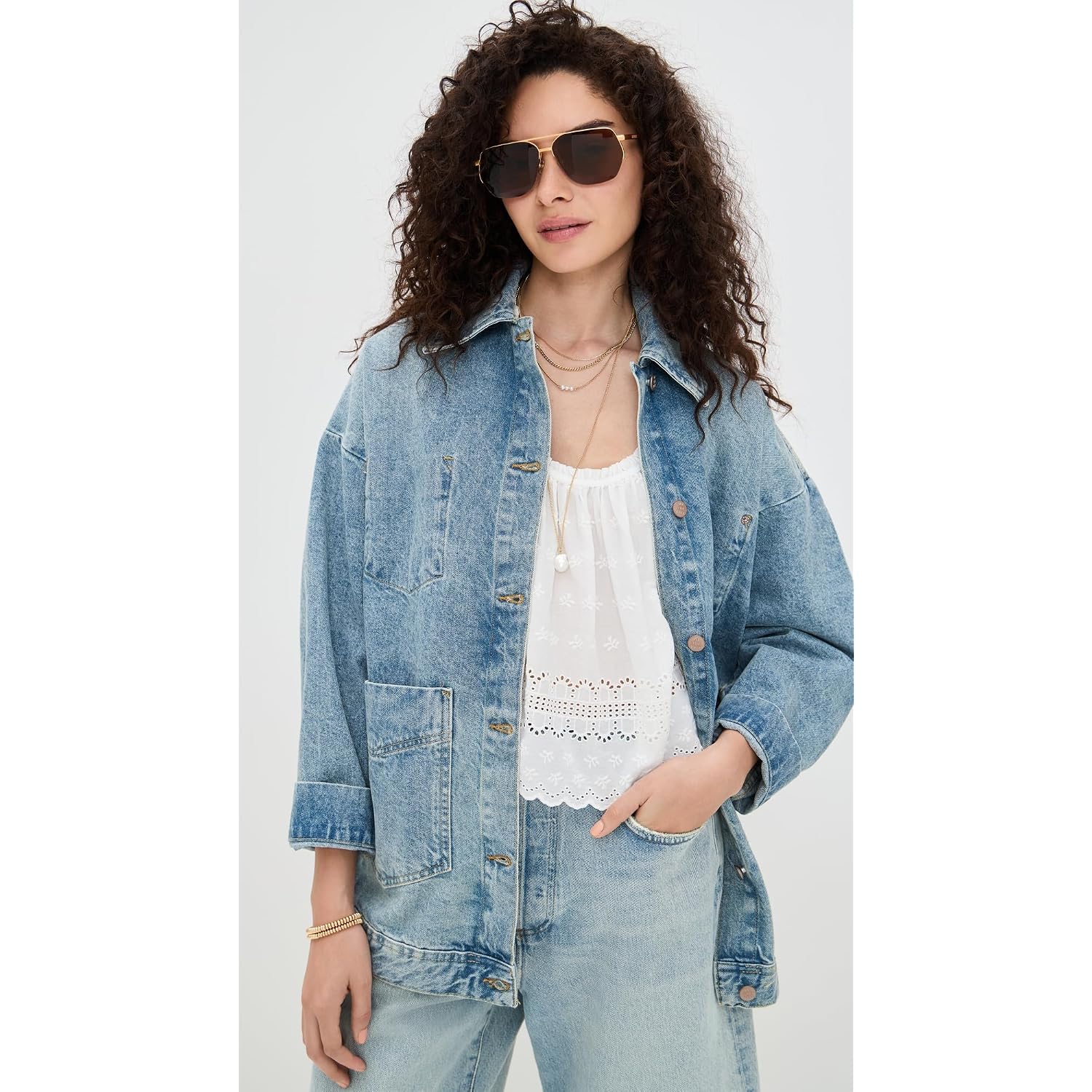 Free People Women'S Avery Denim Jacket