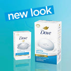 Dove Gentle Exfoliating Beauty Bar Soap 8 Count, Renewing Cleanser, 3.75 Oz I Beauty Bar With Gentle Exfoliants And Moisturizing Cream To Renew Skin And Reveal Softer, Smoother Skin