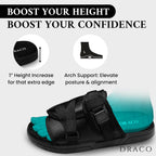 Draco Dracoslides Original Slides For Men And Women, Made From Silk With Adjustable Straps For Wide/Narrow Feet, Sandals With Arch Support & Slip Resistant, Men & Women Footwear