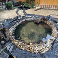 Adroiteet 10 X 15 Ft Pond Liner, 20 Mil Hdpe Pond Liners For Outdoor Ponds | Fish Pond Aquaculture Koi Ponds For Garden Landscape Fountain Waterfall
