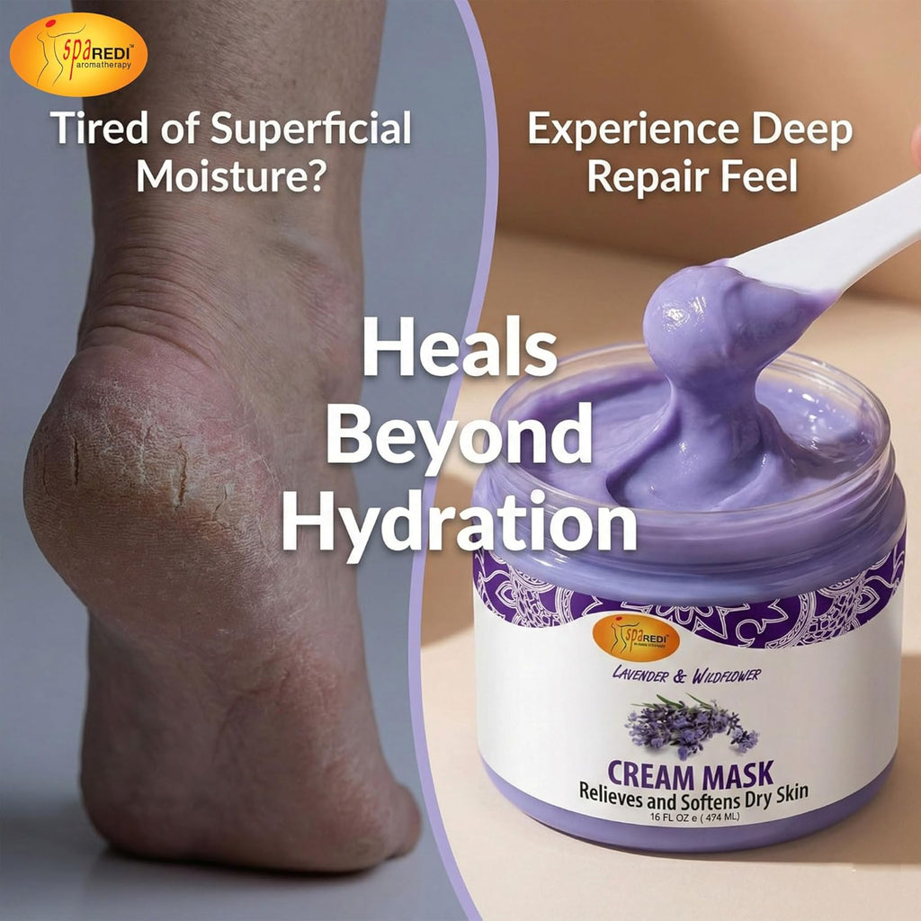 SPA REDI Deep Repair Skincare Mask | Multi-Action Pro & Home Skin Regeneration Treatment | Heals Beyond Hydration for Profoundly Silky-Smooth Skin & Lasting Cellular Repair 16 Oz