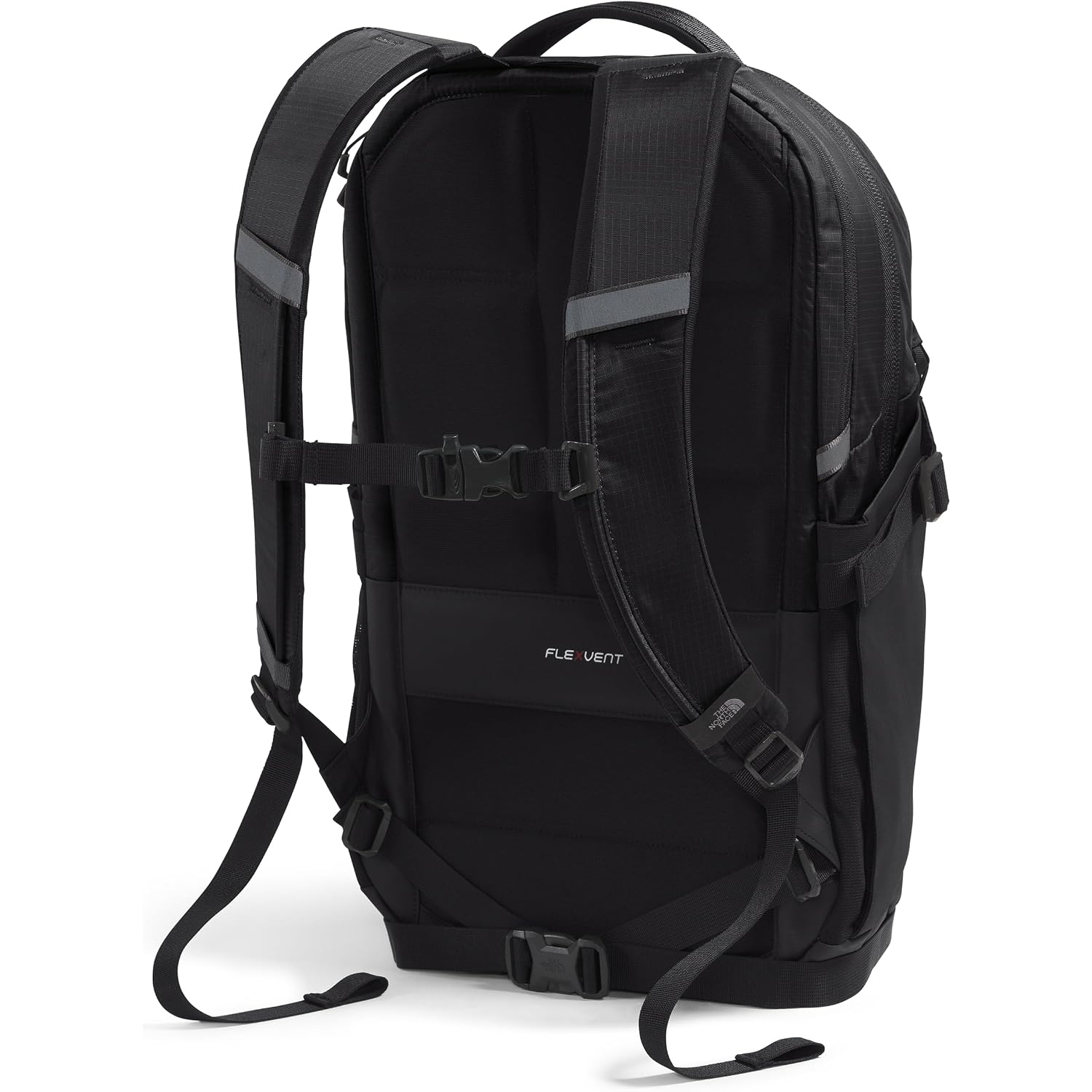 The North Face Recon Everyday Laptop Backpack - Daypack, Water Repellent, Laptop Sleeve, 2 Water Bottle Pockets, Tnf Black/Tnf Black-Npf, One Size