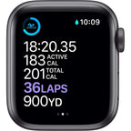 Apple Watch Series 6 (Gps, 40Mm) - Space Gray Aluminum Case With Black Sport Band (Renewed)