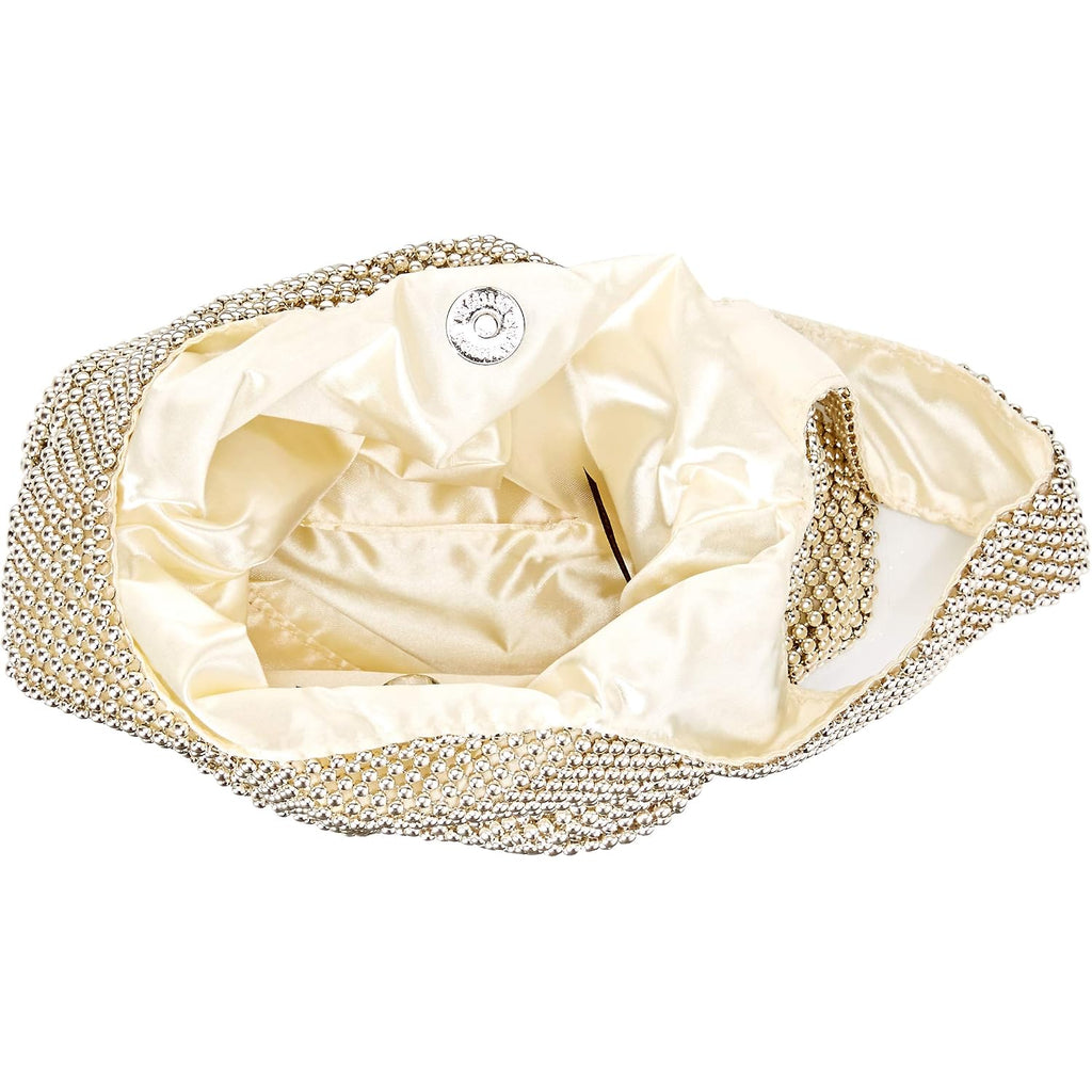 Jessica Mcclintock Womens Logan Mesh Pouch Evening Bag