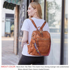Dora & Liz Womens Backpack Purse Leather Backpack Purse For Women Travel Fashion Backpack Designer Ladies Shoulder Bags