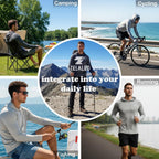 Telaleo 3 Pack Men'S Upf 50+ Sun Protection Lightweight Hoodie Performance Long Sleeve Spf Uv Shirt For Fishing Running