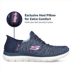 Skechers Women'S Summits Dazzling Haze Hands Free Slip-Ins Sneaker