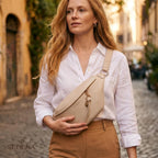 Anti Pickpocket Bag - Ivory Rfid Crossbody Bag For Travel, Adjustable Strap Multiple Compartments Anti Theft Crossbody Bags For Women Travel Size Essentials Crossbody Bags For Women Large Size