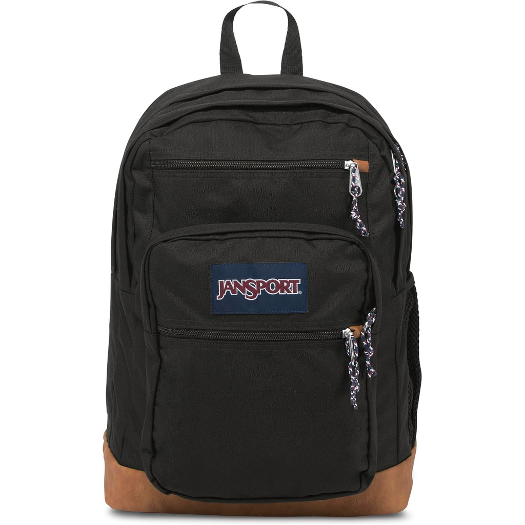 Jansport Cool Backpack, With 15-Inch Laptop Sleeve - Large Computer Bag Rucksack With 2 Compartments, Ergonomic Straps, Black