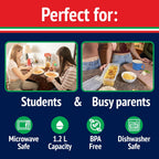 The Original Fasta Pasta Microwave Cooker with Lid & Built-in Strainer-No More Messes, Waiting for Water to Boil, or Sticky Noodles-Perfect Al Dente Pasta Every time- Patented Design, It Really Works