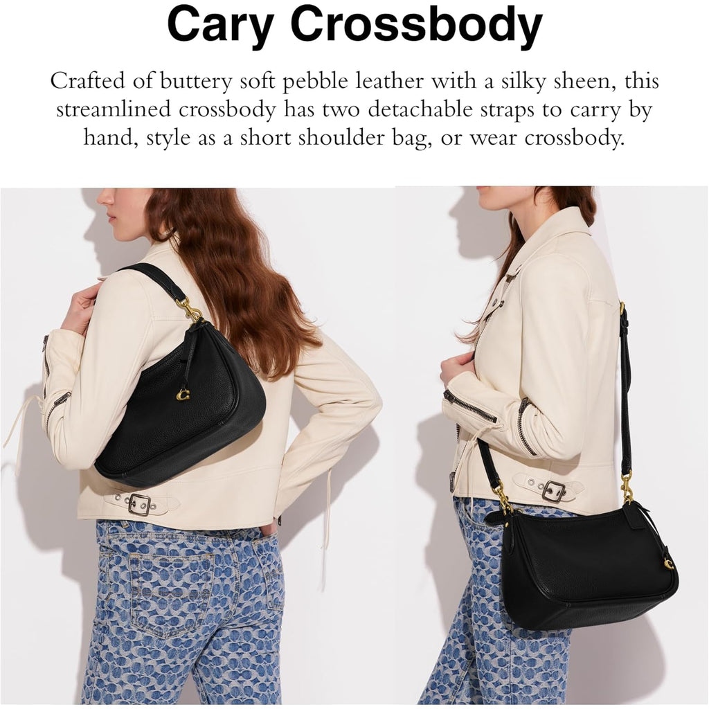 Coach Women's Soft Pebble Leather Cary Crossbody