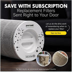 Puroair 240 Replacement Filter - Genuine Puro Air 240 Filter Replacement - Official Puroair Air Purifier Hepa Filter With Carbontech Filters 99.9% Of Pollen, Dust, Pet Dander, Smoke, Odors (2Pk)