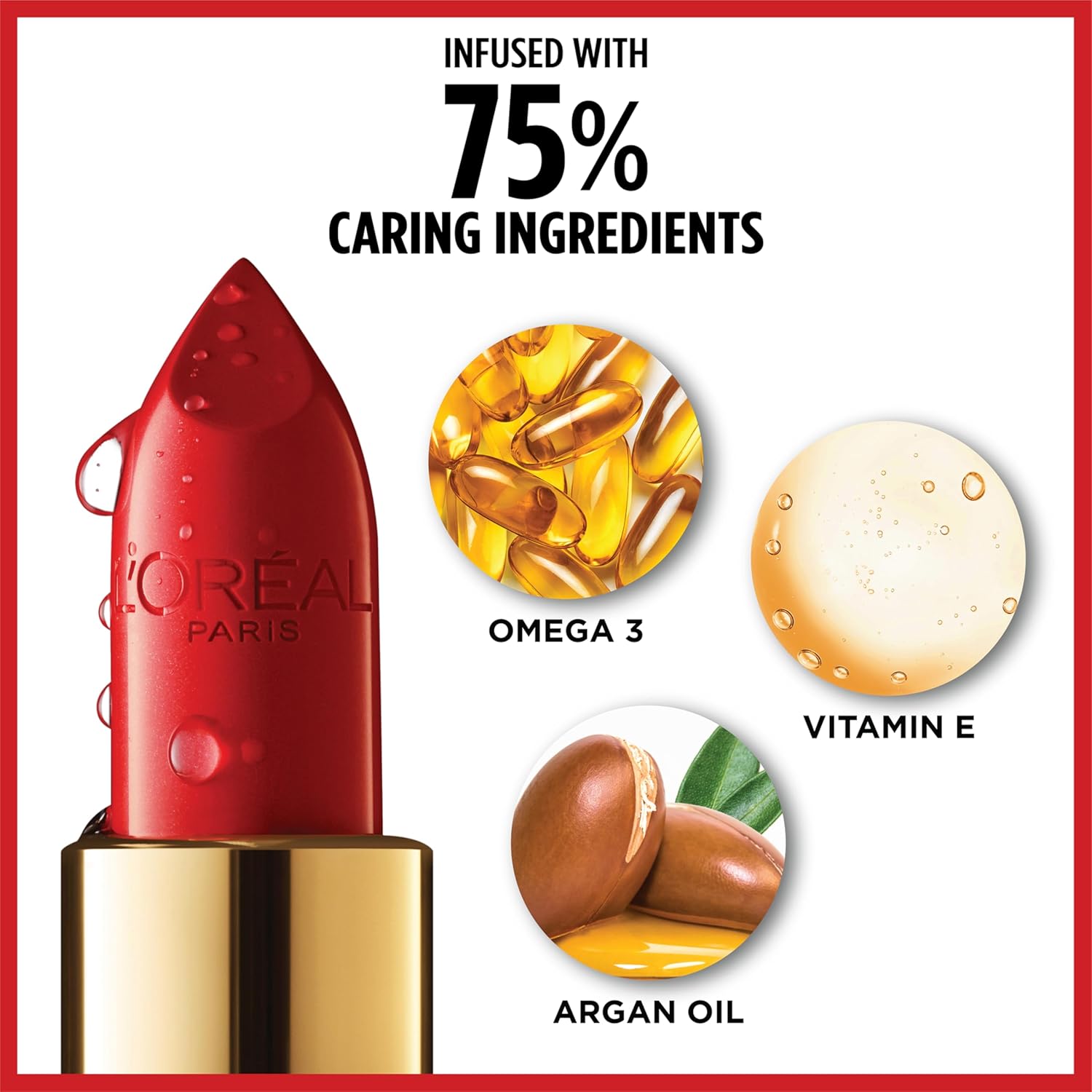 L'Oreal Paris Colour Riche Original Creamy, Hydrating Satin Lipstick with Argan Oil and Vitamin E, Ballerina Shoes , 1 Count