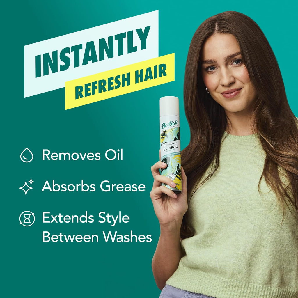Batiste Dry Shampoo, Original Fragrance 162G/5.71 Oz