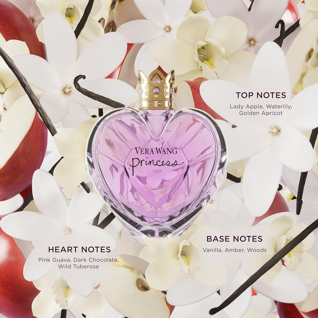 Vera Wang Princess by Vera Wang, Eau De Toilette Perfume for Women, 3.4 Fl Ounce