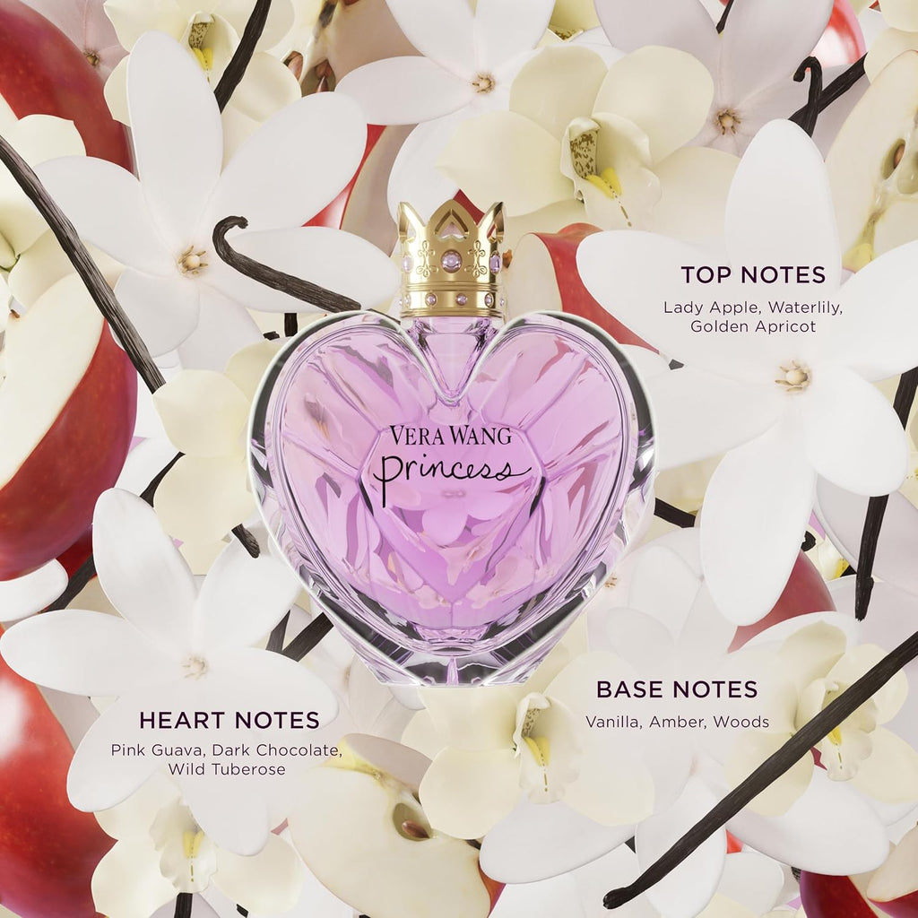 Vera Wang Princess By Vera Wang, Eau De Toilette Perfume For Women, 3.4 Fl Ounce