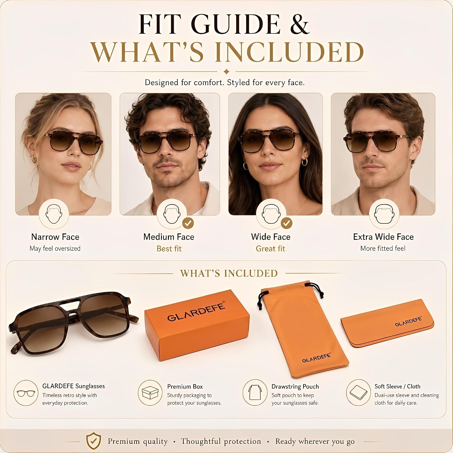 Retro Aviator Sunglasses for Women Men - Trendy Cool Square Womens Mens Shades Sun Glasses C1 Tortoise/Gradient Brown