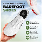 Hike Footwear Hf Signature Healthy & Non-Slip Breathable Barefoot Shoesfor Women Men, Wide Toe Flexible, Lightweight Daily Wear Walking Shoes Unisex