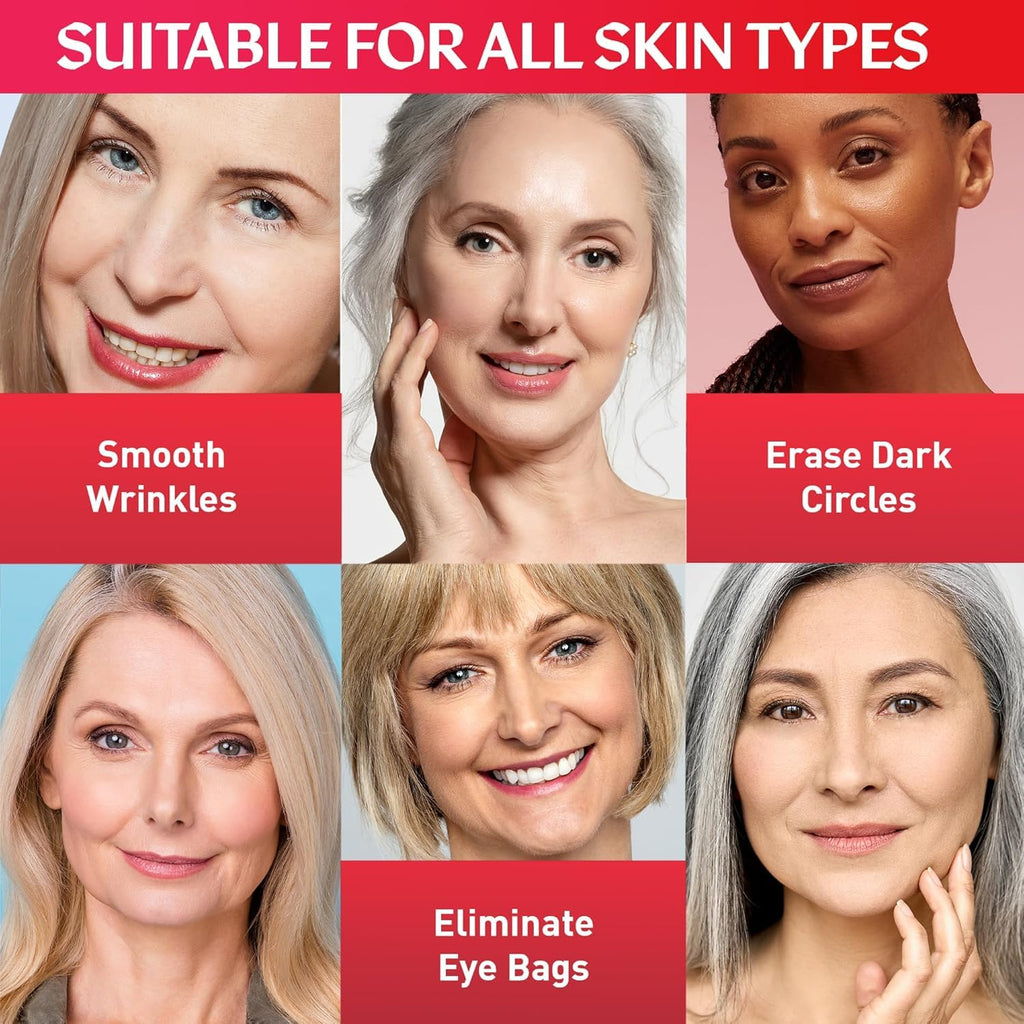 Instant Eye & Face Lift Cream: Rapid Under Eye Bags,Wrinkles, Dark Circles, Puffiness Remover For Women And Men In 60 Seconds - Temporary Firming & Tightening Treatment - Wrinkle Filler 0.67Oz