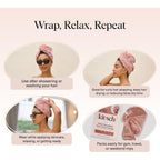 Kitsch Plush Microfiber Hair Towel Wrap For Women – Ultra Absorbent Microfiber Bath Towels For Wet, Curly, Long Or Short Hair – Anti-Frizz Hair Wrap, Great Hair Care Gifts For Women