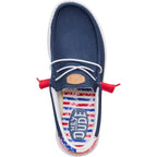 Heydude Men'S Wally Americana Mesh Slip On Shoe | Breathable Casual Travel Shoes | Lightweight Outsole