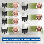 Wahl Groomsman Rechargeable Beard Trimmer kit for Mustaches, Nose Hair, and Light Detailing and Grooming with Bonus Wet/Dry Battery Nose Trimmer – Model 5622v