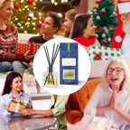Reed Diffuser Set With Sticks,Vanilla Scent Oil For Bedroom Office Gym And Stress Relief, Home Fragrance Products 50 Ml / 1.7 Oz