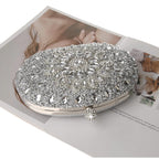 Womens Sparkly Rhinestone Glitter Clutch Purse Evening Handbag Shoulder Bag for Wedding Party Prom